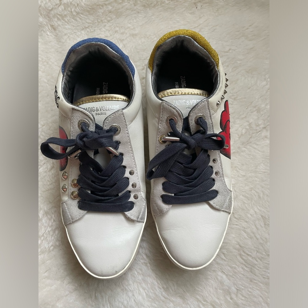 Zadig & Voltaire - Zadig Shoes White for women size 8.5